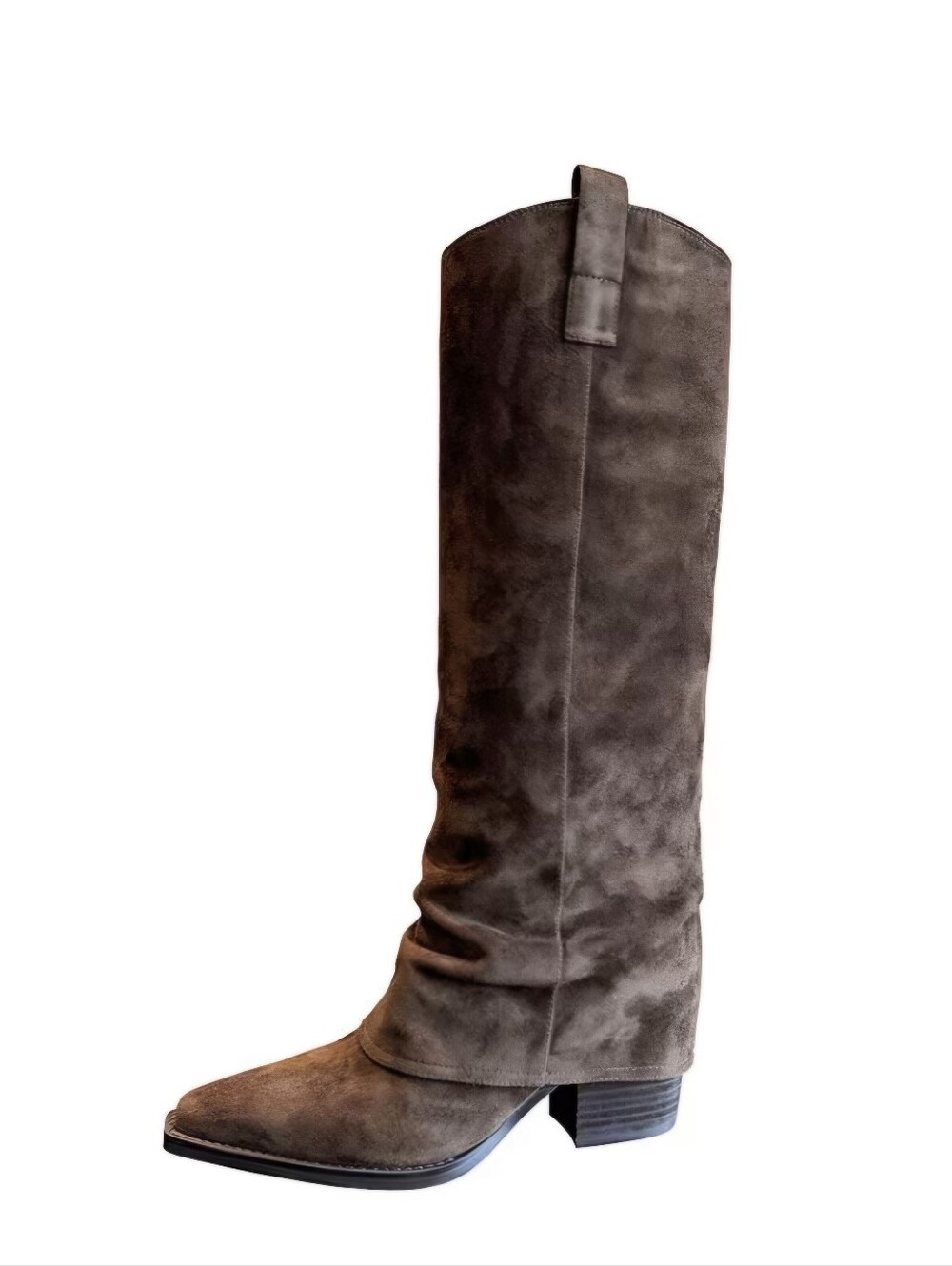 Trending Women's Tall Boots, Match Dresses in Summer; Brown Knee-high Rider Boot - Picture 4 of 16